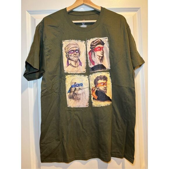 Renaissance Ninja Turtle T-shirt size Large - Picture 1 of 2